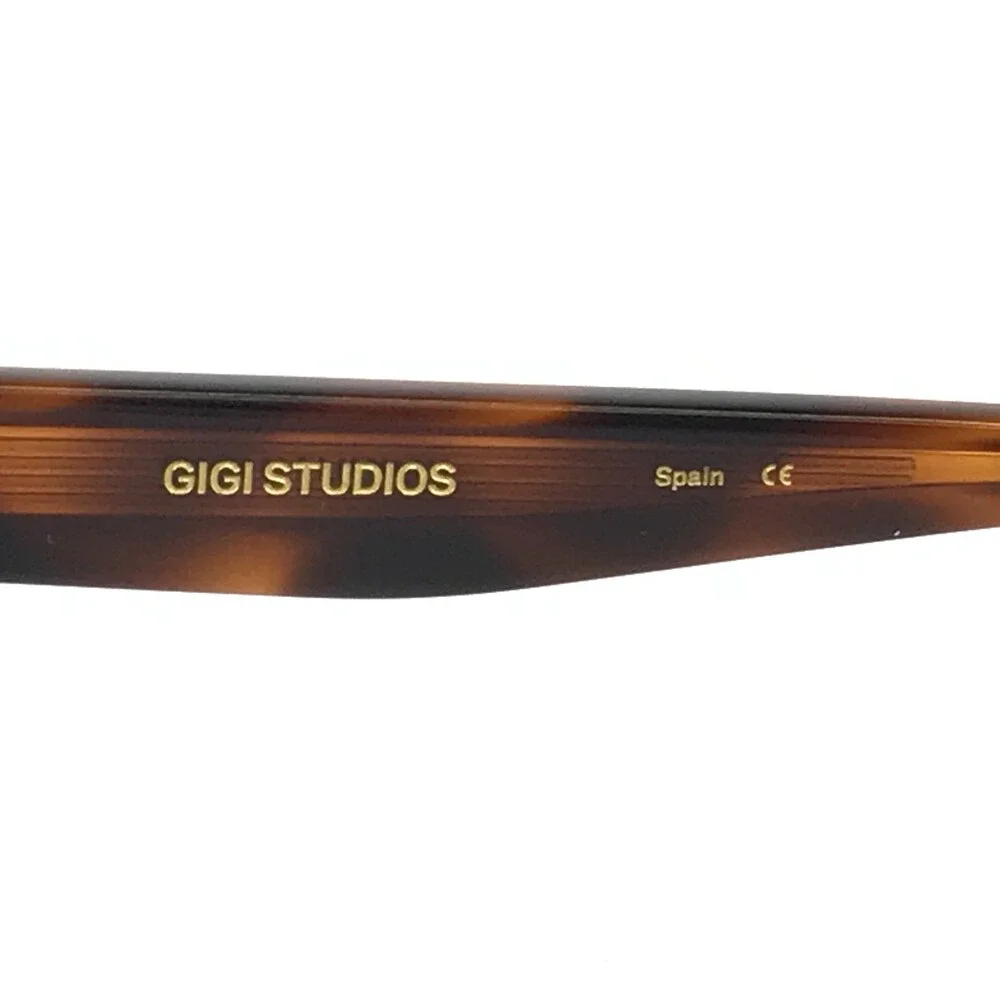Gigi Studios Eyeglasses Frames MIRI 6962/2 Crystal Brown Butterfly 54-18-140